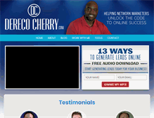 Tablet Screenshot of derecocherry.com